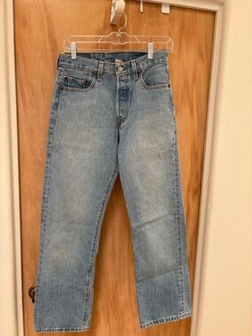 Levi's Vintage 501 Light Blue Straight-Leg Men's Jeans 30x32